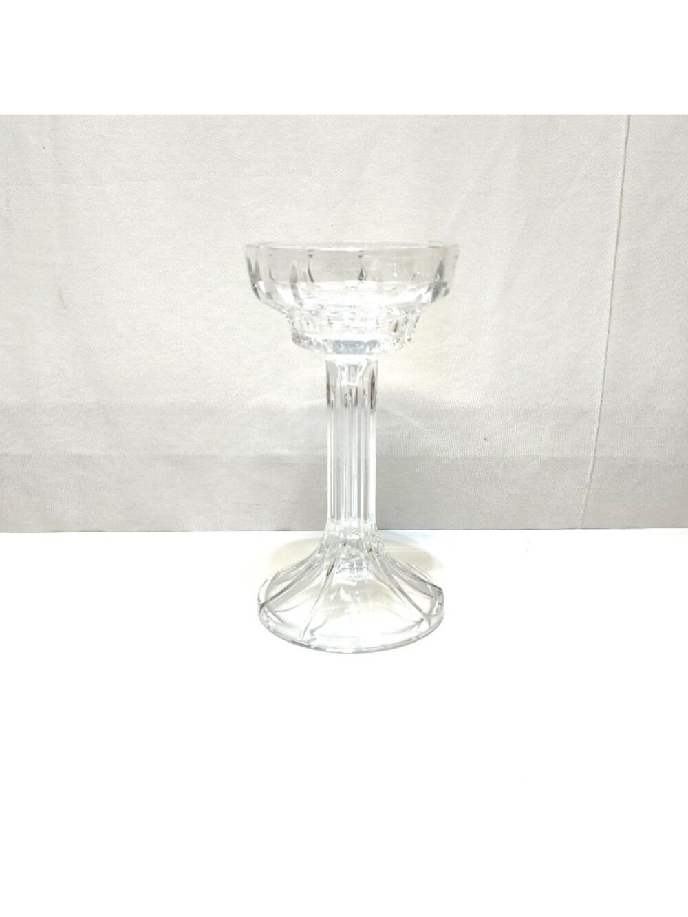 Shannon Godinger Crystal Design of Ireland Pillar Candle Holder Pedestal VTG 90s